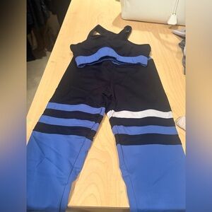 Black and Blue Athletic Jumpsuit